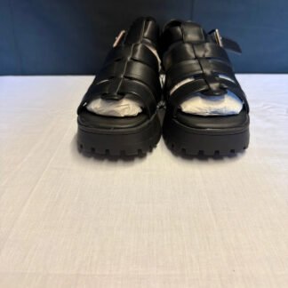 Jack Wills Black Chunky Gladiator Fisherman Sandals - Brand New - UK 4